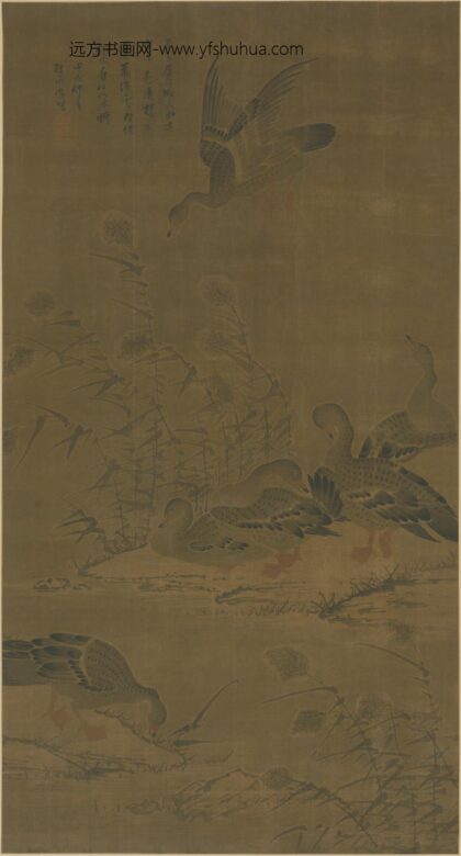 明 孙承舜芦雁轴.jpg