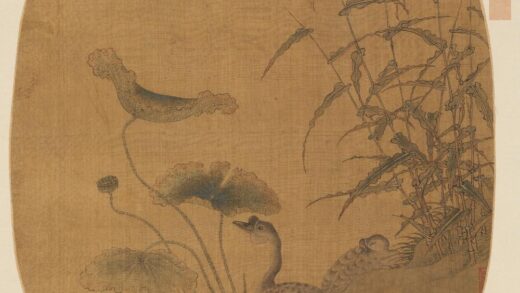 明 宋元集册第二本 明人荷塘双鹅图页.jpg