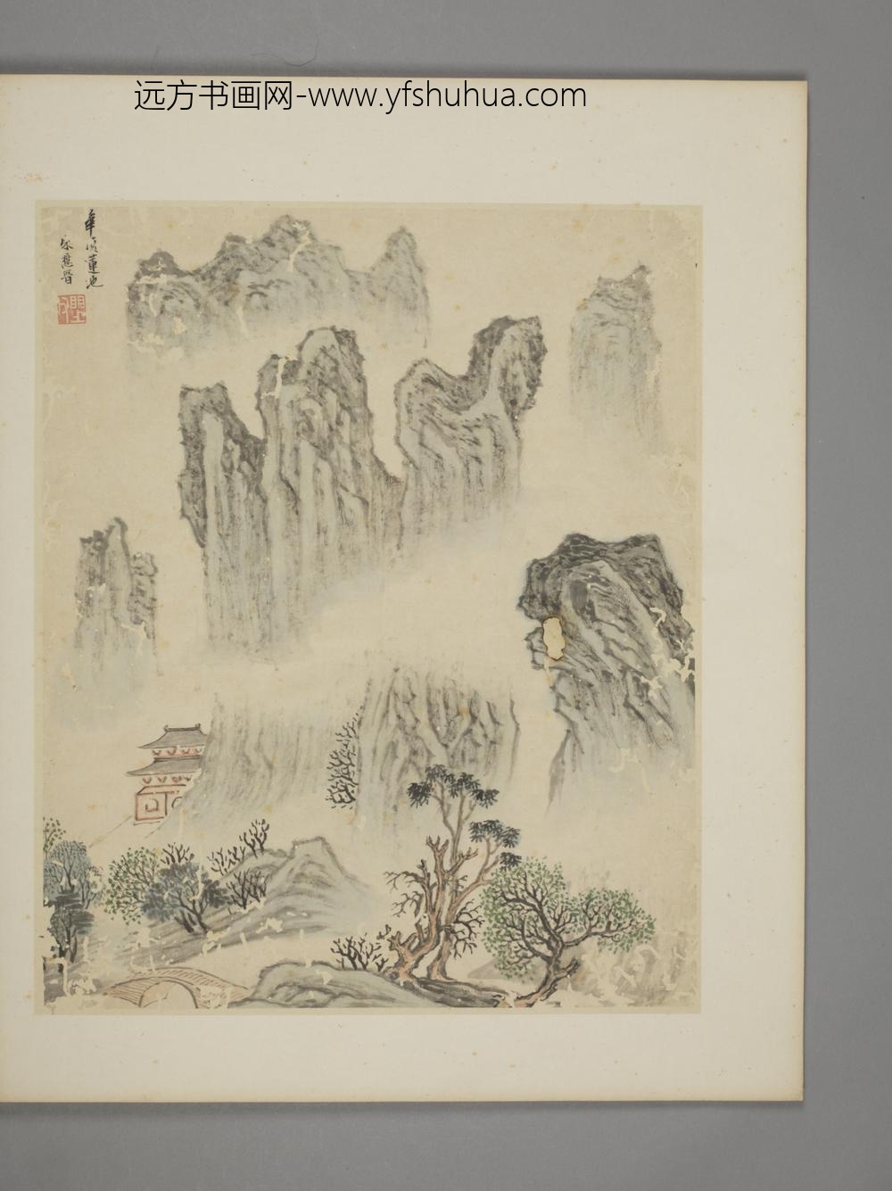 明-宋懋晋江南名胜图册-