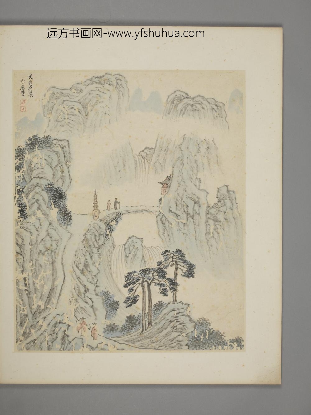明-宋懋晋江南名胜图册-