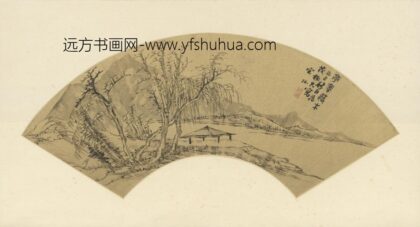 明 宋珏亭皋落木图扇页.jpg