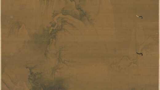 明 尹子云山水轴.jpg