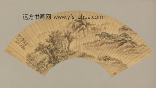 明 张凤仪霜经宿鸟扇.jpg