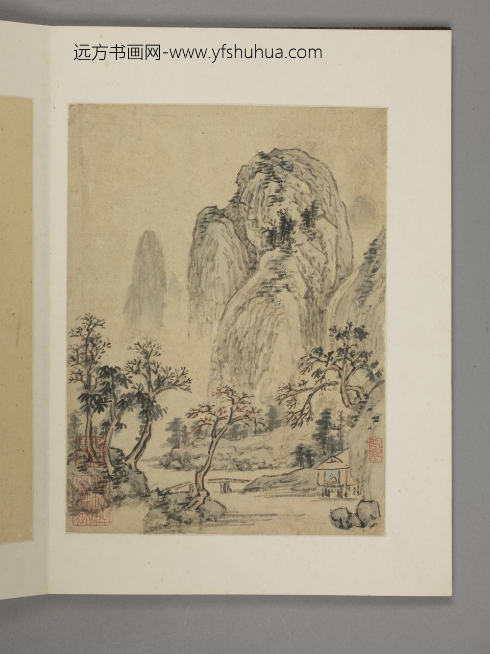 明-张彦山水册-