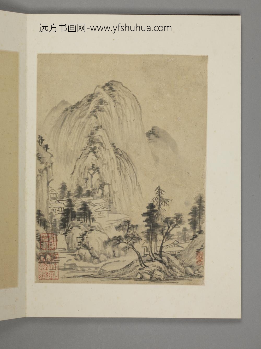 明-张彦山水册-