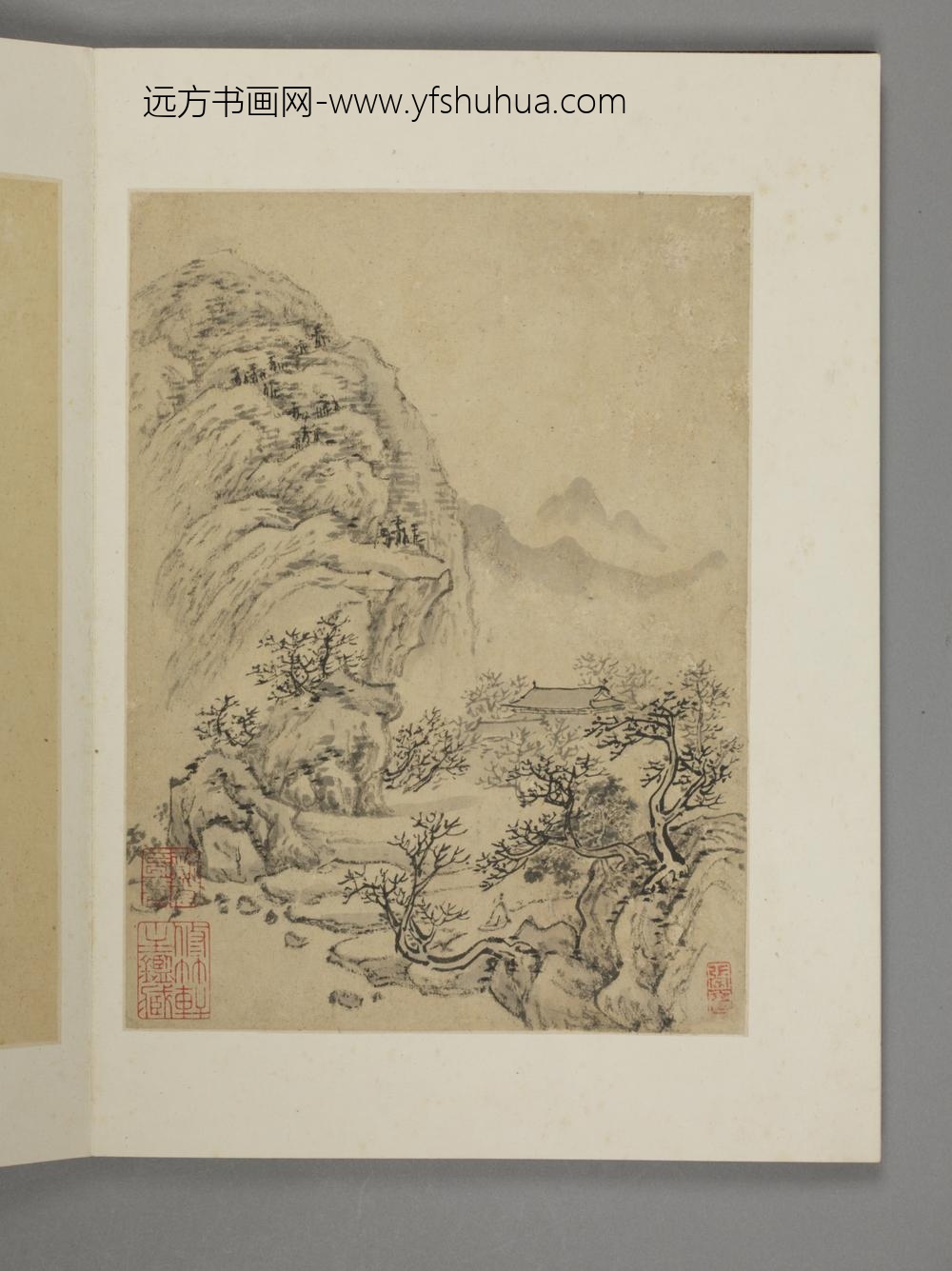 明-张彦山水图册-