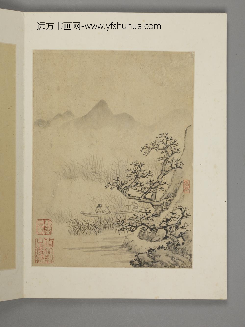 明-张彦山水图册-