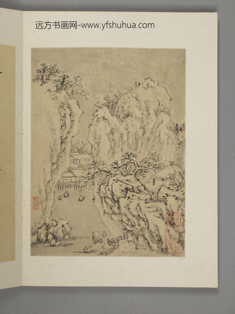 明-张彦山水图册-