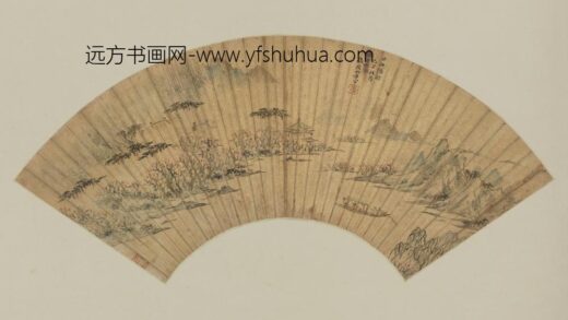 明 张復曲江仙舫扇.jpg