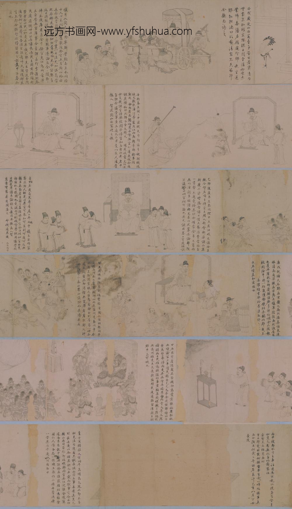 明-张瀚宦迹图卷