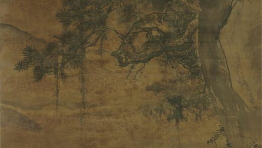 明 彭舜卿山水人物轴.jpg