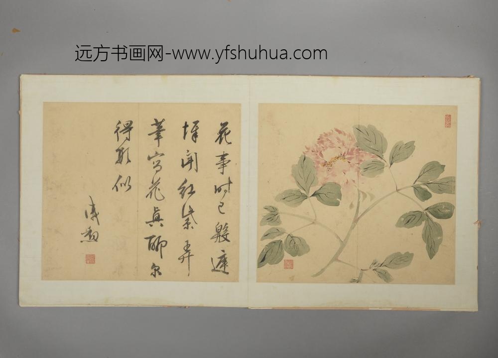 明-戚勋花卉册-