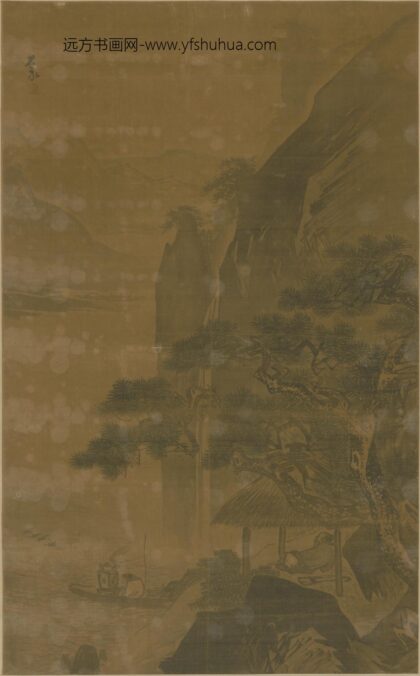 明 施雨松阴观雁轴.jpg
