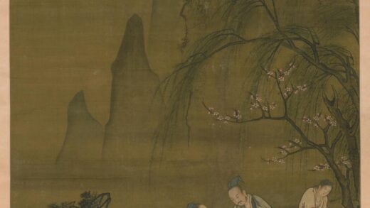 明 明人三君像图轴.jpg