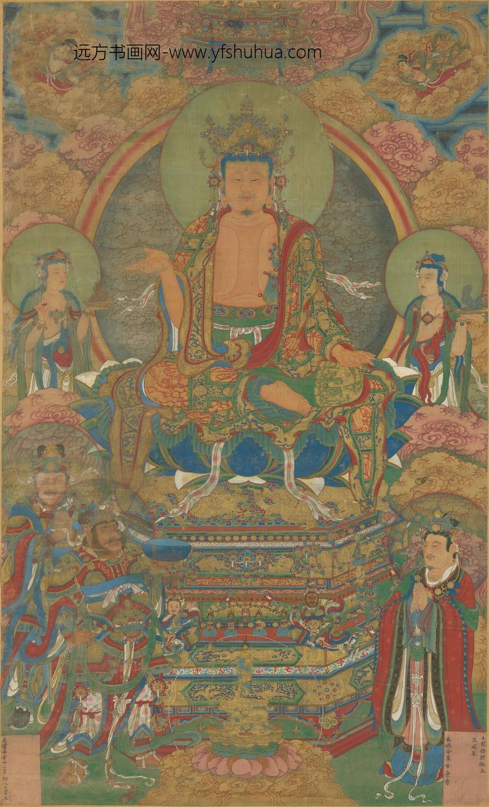 明-明人如来佛像图轴