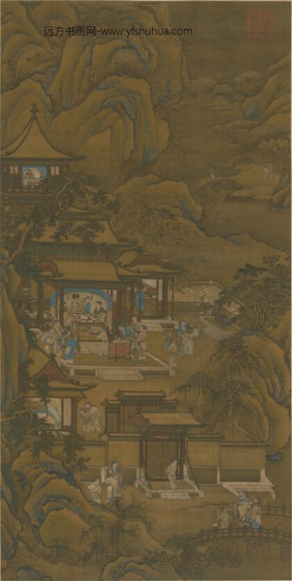 明 明人对雪赏梅图轴.jpg