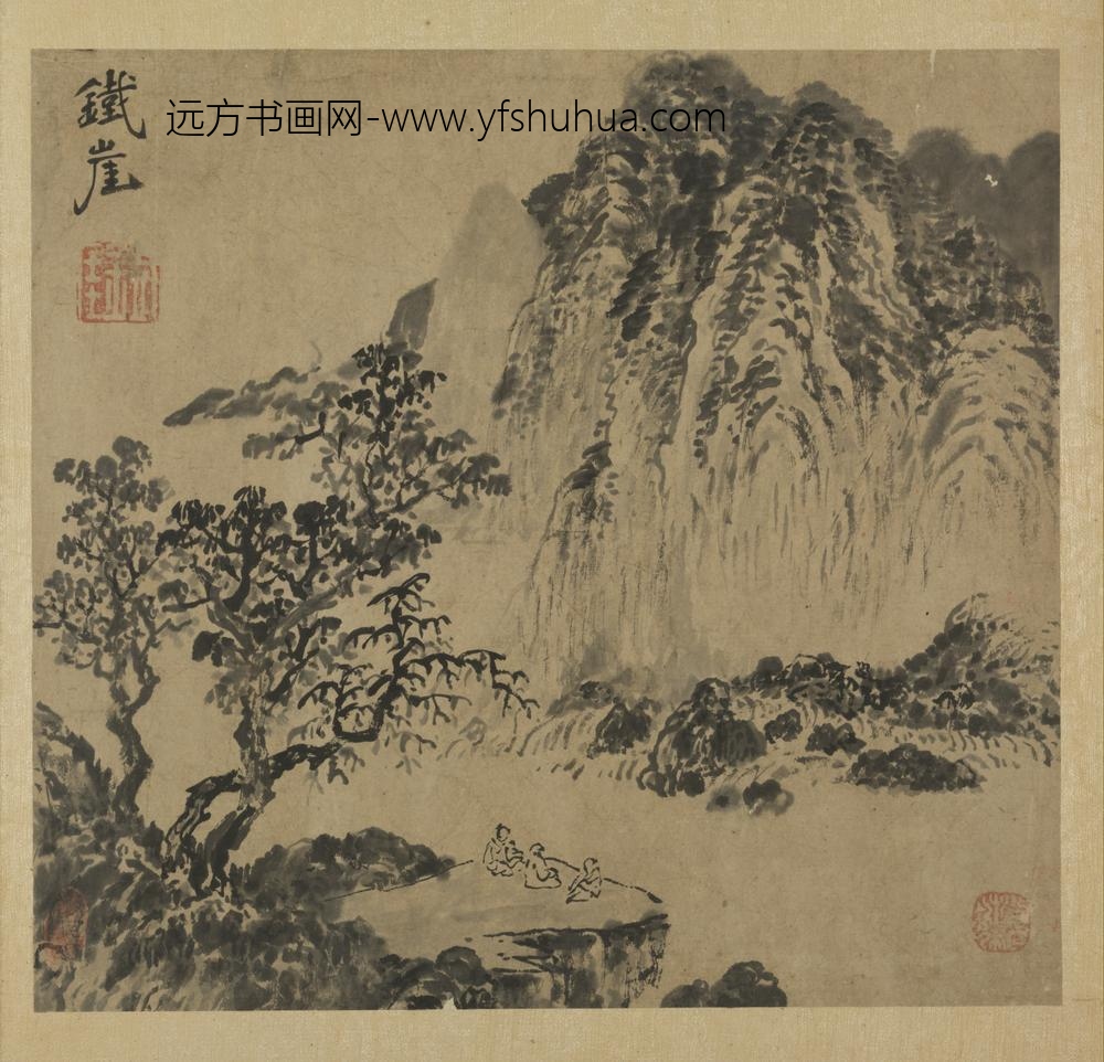 明-明人山水册页