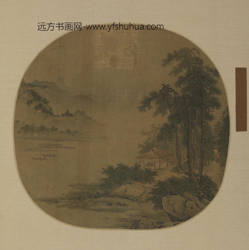 明-明人山水图扇册