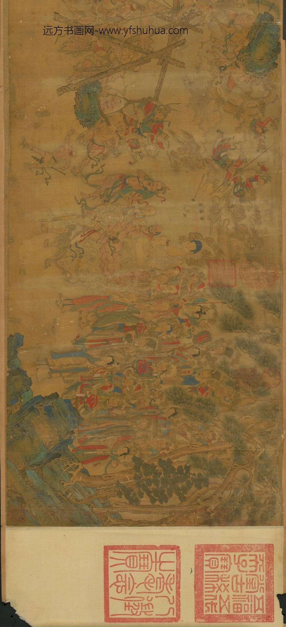 明-明人揭钵图卷_