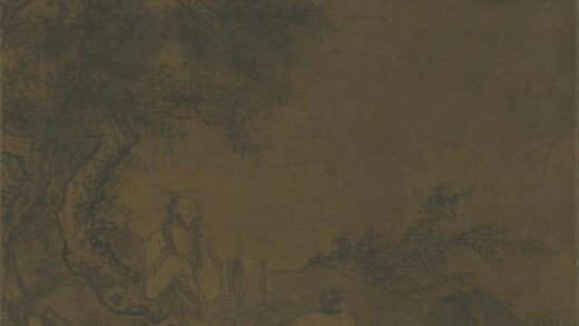 明 明人松石人物图轴.jpg