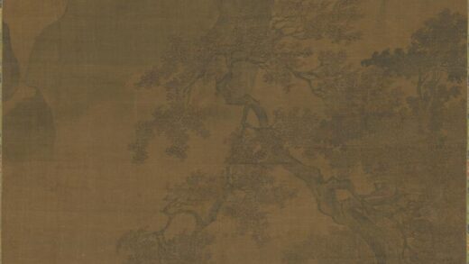 明 明人枫林停车图轴.jpg