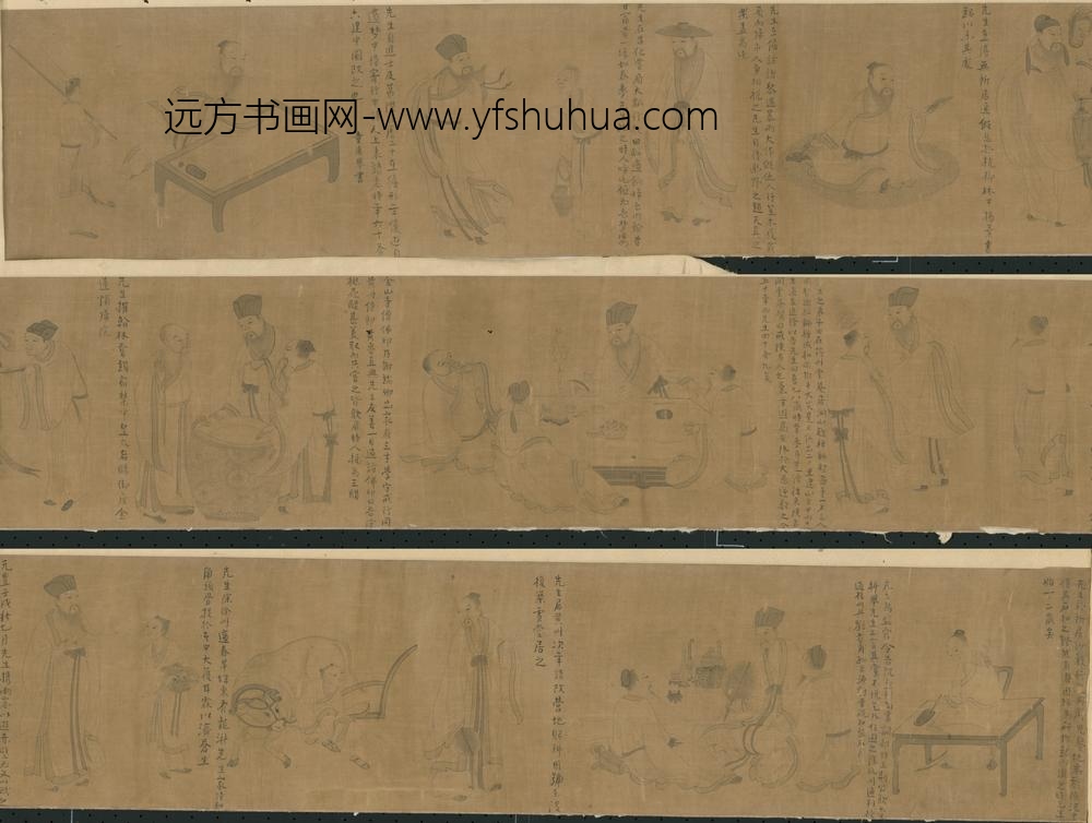 明-明人画东坡事迹图卷