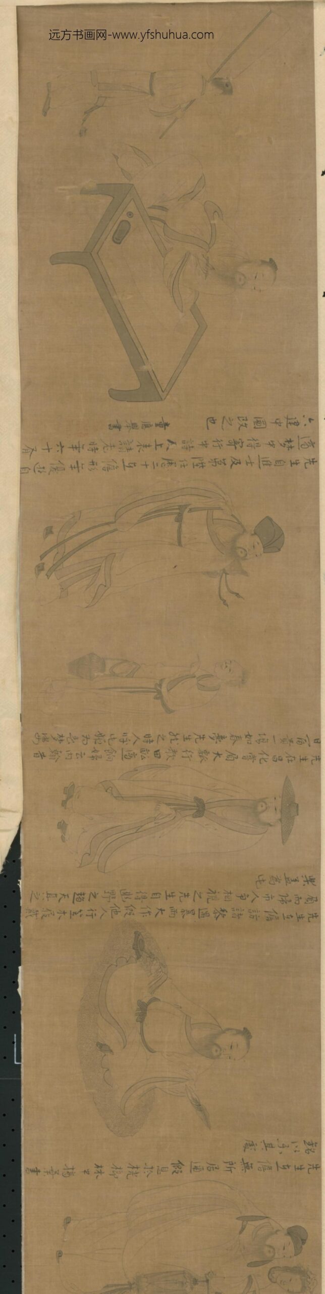 明-明人画东坡事迹图卷_