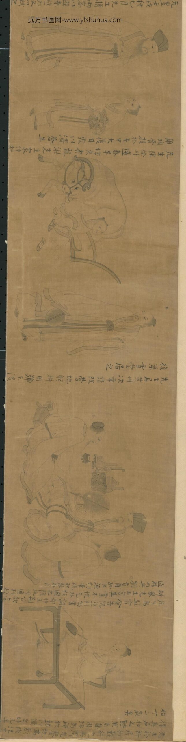 明-明人画东坡事迹图卷_