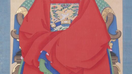 明 明人画女像轴.jpg