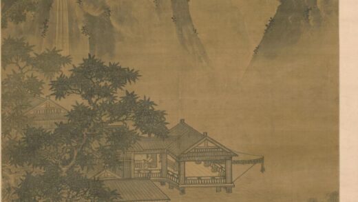 明 明人画宋成子水阁纳凉图轴.jpg
