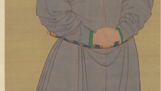 明 明人画岑彭像轴.jpg