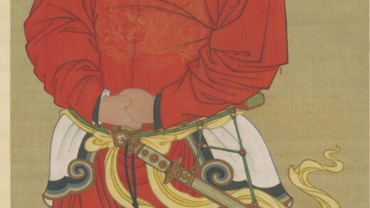 明 明人画李光弼像轴.jpg