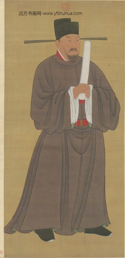 明 明人画狄仁杰像轴.jpg