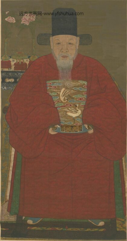 明 明人画男朝服像轴.jpg