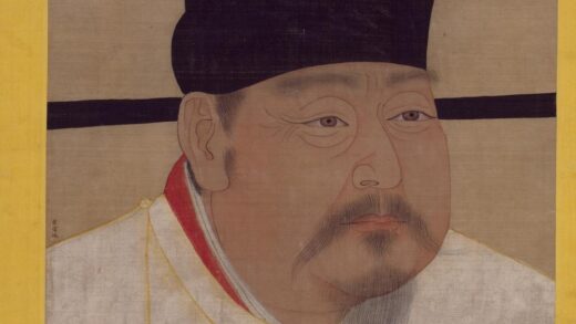 明 明人画赵弘殷像轴.jpg