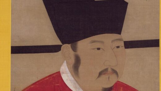 明 明人画赵曙半身像轴.jpg