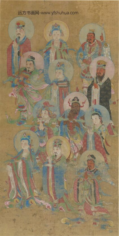 明 明人神像图轴.jpg