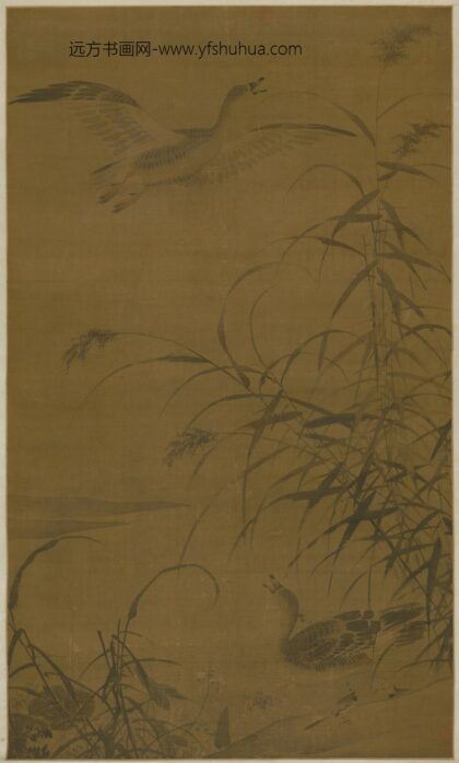 明 明人芦雁图轴.jpg