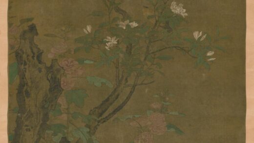 明 明人花石雉鸡图轴.jpg