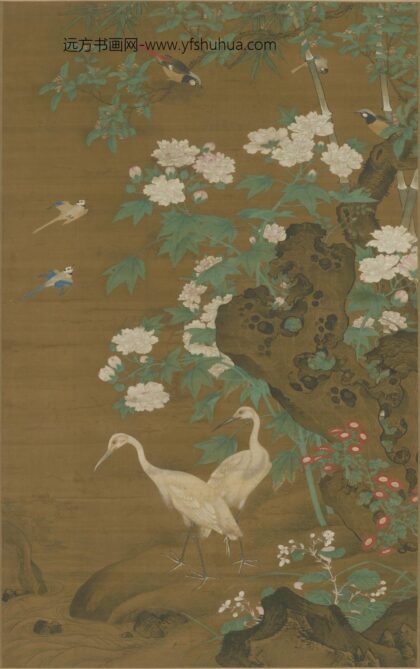 明 明人花鸟图轴.jpg
