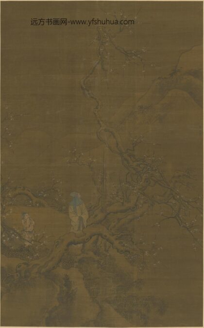 明 明人观梅图轴.jpg