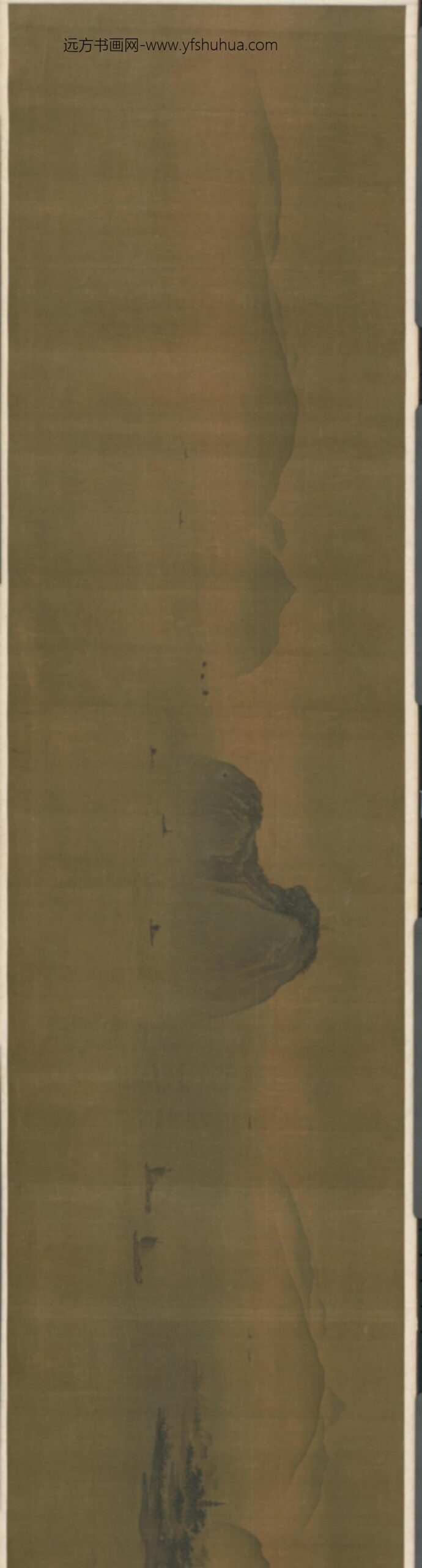 明-明人长江万里图卷_