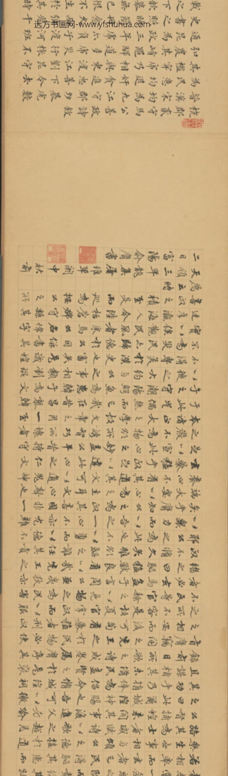 明-明人驱虎图卷_