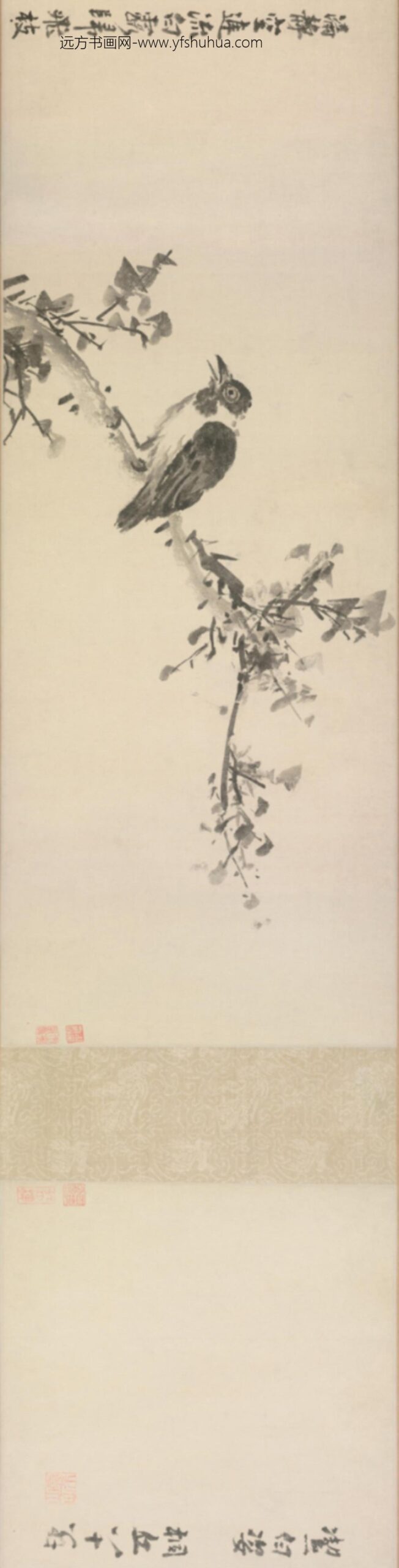 明-曹镤花鸟图卷_