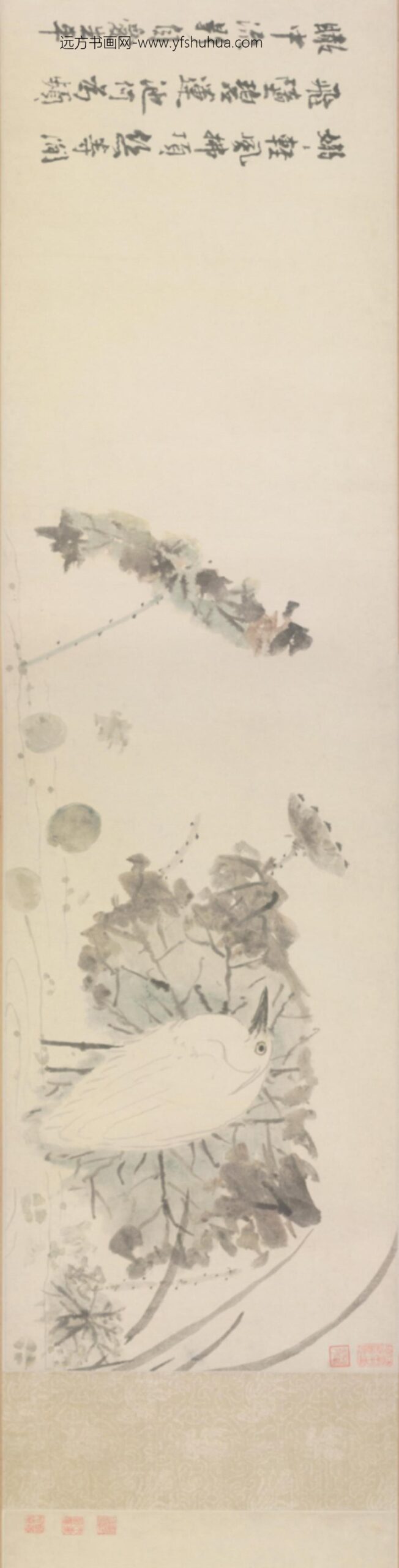 明-曹镤花鸟图卷_