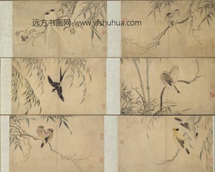 明 朱佐花鸟六段图卷.jpg