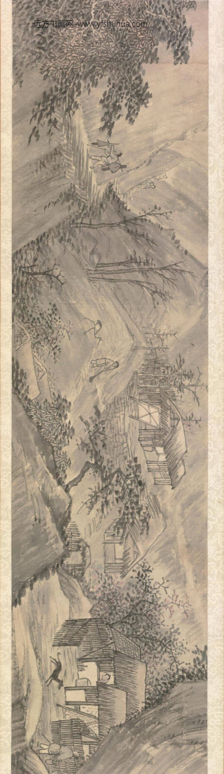 明-朱宗儒江南胜概图卷_