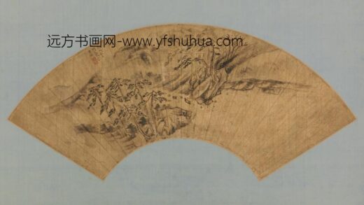 明 朱容重山水扇.jpg