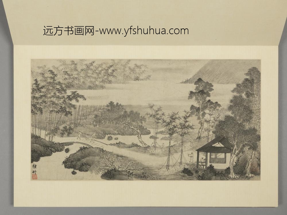 明-朱瑛西筑十咏图册-