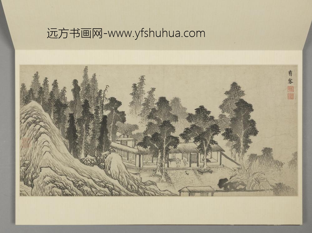 明-朱瑛西筑十咏图册-